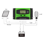 CONTROLADOR SOLAR PWM 10A 12/24 VDC - Imagen 4