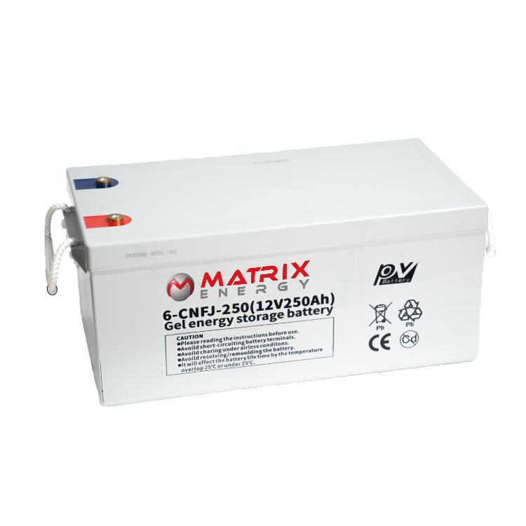 BATERIA-GEL-MATRIX-12V-250AH-BG12V250AHGR-MATRIX-ENERGY-SYSTEMS BATERIA GEL 12V 250AH - Imagen 1