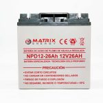 BATERIA CICLO PROFUNDO 12V 26AH