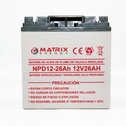 BATERIA CICLO PROFUNDO 12V 26AH